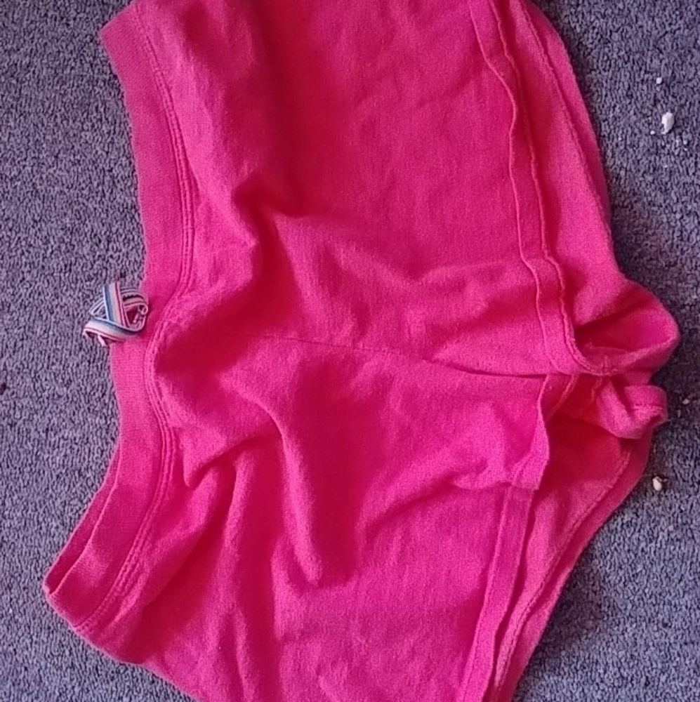 Large Pink Hanes Shorts